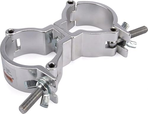 Riggatec Doppelschelle -Swivel Coupler leicht silber bis 100 kg (48-51mm) von Riggatec