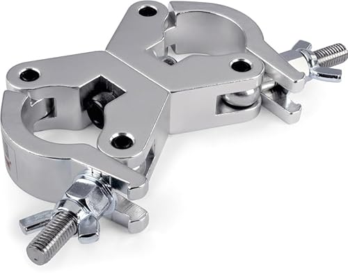 Riggatec Doppelschelle - Swivel Coupler schmal silber bis 750kg MKII (48-51mm) von Riggatec