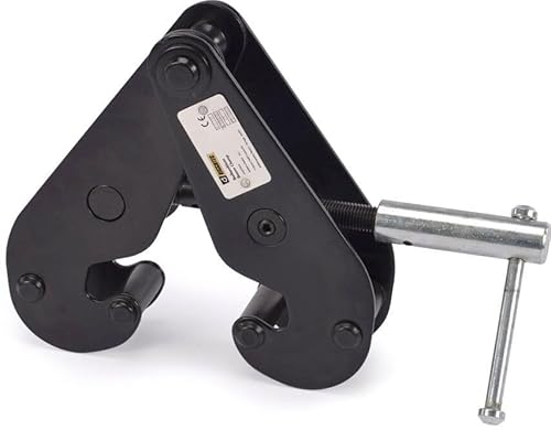 Riggatec Trägerklammer 1t, Beam Clamp Schwarz - 75-230 mm von Riggatec