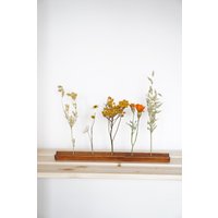 Getrocknete Blumen Haus Dekor/Blumenständer Mit Getrockneten Holz Geschenk Raumdekor Tischdekoration von RightWayCreations