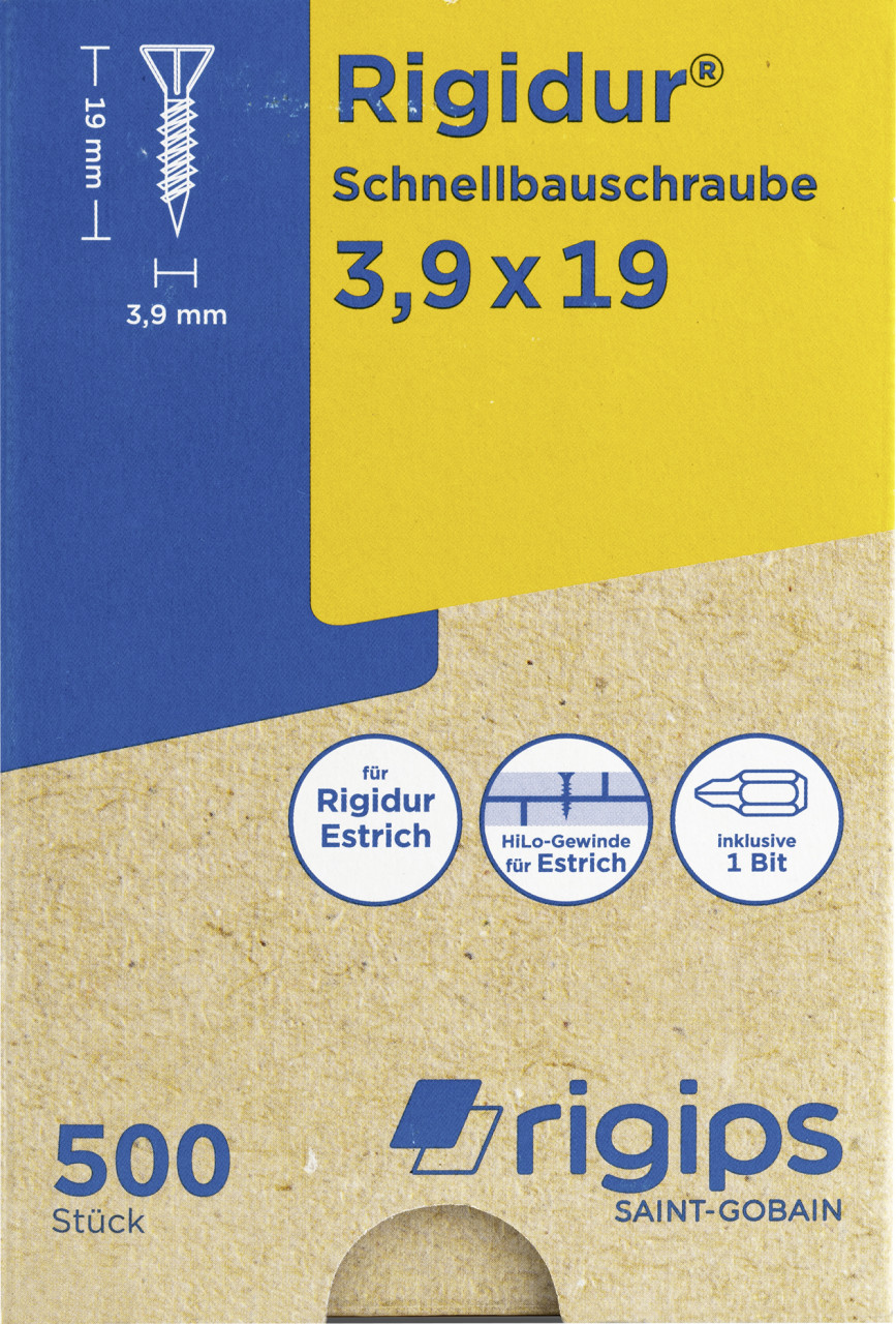 Schnellbauschrauben 3,9 x 19mm von Rigips