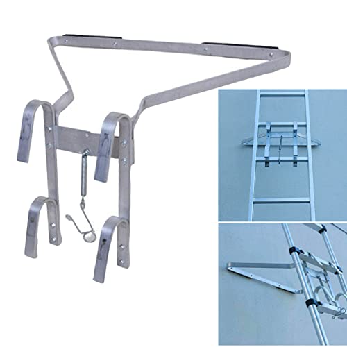 Leiter-Abstand V-Form, universeller Leiter-Abstand Fallrohr-Leiter-Zubehör Aluminium-Stabilisator-Gummi-Stoßfänger zum Stabilisieren der Leiter, die seitwärts rutscht, für Jede Umgebung von Rigogo