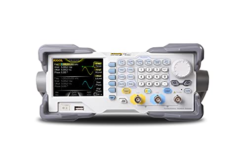 RIGOL Signalgenerator, DG1022Z Funktionsgenerator,25 MHz Ausgangsfrequenz, 2 Kanäle,Verschiedene Modulationsarten,Für Labore und Unterricht von RIGOL