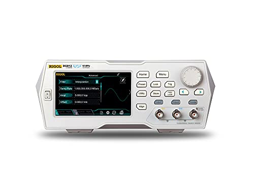 RIGOL DG812 Funktions-/Arbitrary Waveform Generator,10MHz Maximale Ausgangsfrequenz,125Msa/s,16bits,2 Ausgangskanal,Eingebaute 160 Arten von Arbitrary Waveforms von Rigol