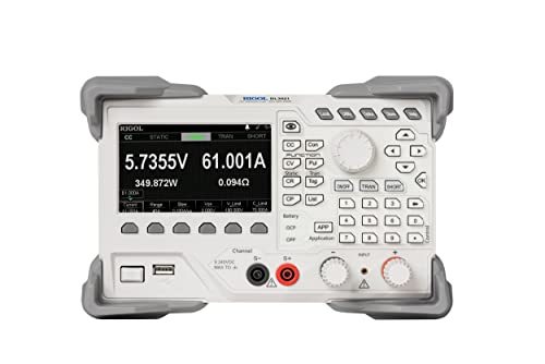 RIGOL DL3021 Programmierbare elektronische DC-Last, 1 Kanal, 150 V/40 A, 200 W, 15KHz, Stromanstieg 2,5A/us, Auflösung 1mV/1mA, 3 Jahre Garantie von Rigol