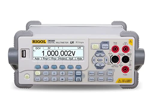 RIGOL DM3068 Digitalmultimeter, 6½-stellig TRMS, 0.0035% DCV-Genauigkeit, 10000 rdgs/s Leserate, 512000-Punkte-Speicher, monochromes Display (256 x 64 Pixel), 3 Jahre Garantie. von Rigol