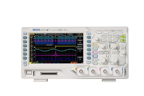 RIGOL DS1074Z-S Plus Digital Oszilloskop, 70MHz Bandbreite, 4 analoge Kanäle, 16 digitale Kanäle, 24Mpts Speichertiefe, 1G Sa/s Abtastrate, kostenloser 25MHz Signalgenerator von Rigol