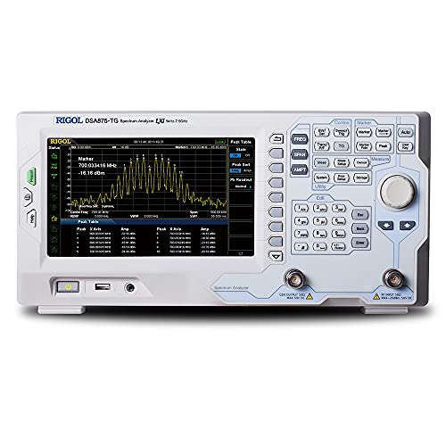 RIGOL DSA875-TG Spectrum Analyzer, Sweep-Typ, 9kHz~7.5GHz, Auflösungsbandbreite 10Hz~1MHz, Anzeige mittlerer Rauschpegel -161dBm, mit Tracking-Quelle, Option EMI-Testfunktion RIGOL DSA875-TG Spectrum Analyzer, Sweep-Typ, 9kHz~7.5GHz, Auflösungsbandbreite 10Hz~1MHz, Anzeige mittlerer Rauschpegel -161dBm, mit Tracking-Quelle, Option EMI-Testfunktion von RIGOL