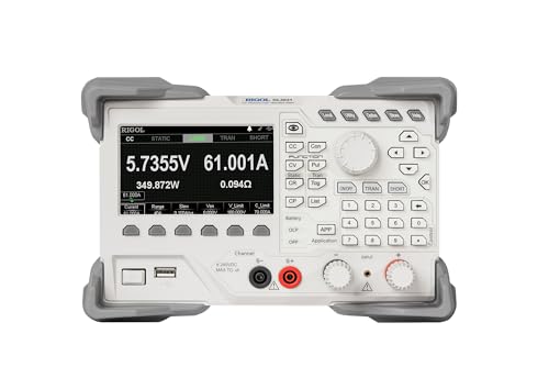 RIGOL Elektronische Last, DL3031 Programmierbar DC Elektronische Last,150V/60A,350W,15KHz,Auflösung 1mV/1mA,Batteriekapazitätstest,RS232/USB/LAN-Kommunikationsschnittstelle von RIGOL