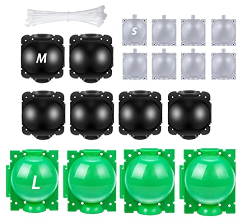 18 Stück Plant Rooting Ball mit 20 Stück Nylon-Kabelbindern,Hochdruck Pflanzenzüchtung Ausbreitungskugel Box,Plant Rooting Device, Pflanzen Wurzel Booster Device für Pflanzentransplantation von Rigute