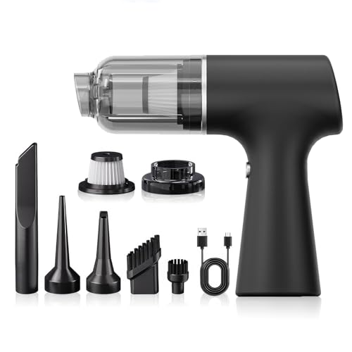 Handstaubsauger Autostaubsauger 4-in-1 Akku Handstaubsauger Kabellos 12000Pa mit Bürstenloser Motor 2-Gang Aufladbar Mini Handstaubsauger Nass und Trocken für Auto Haus Küche Tierhaare Reinigung Handstaubsauger Autostaubsauger 4-in-1 Akku Handstaubsauger Kabellos 12000Pa mit Bürstenloser Motor 2-Gang Aufladbar Mini Handstaubsauger Nass und Trocken für Auto Haus Küche Tierhaare Reinigung von Riiriou