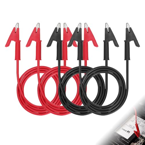 Riisoyu 2 Stück Doppelendige Krokodilklemmen, 1000V 15A Zweiseitige Krokodildraht-Kabel Flexible Kupferkabel Dual Endete Krokodil Draht Kabel Für Multimeter und Elektrische Prüfungen 3,3ft / 1m Riisoyu 2 Stück Doppelendige Krokodilklemmen, 1000V 15A Zweiseitige Krokodildraht-Kabel Flexible Kupferkabel Dual Endete Krokodil Draht Kabel Für Multimeter und Elektrische Prüfungen 3,3ft / 1m von Riisoyu
