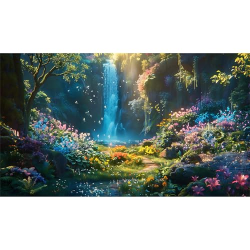 Wasserfall-Aquarium-Hintergrund, lebendige Oase, Sonnenlicht, Kaskaden, Grün, Aquarium-Hintergrund, majestätischer Wasserfall, ruhiger Pool, Reptilienbecken, Hintergründe, Blüte, Schmetterling Wasserfall-Aquarium-Hintergrund, lebendige Oase, Sonnenlicht, Kaskaden, Grün, Aquarium-Hintergrund, majestätischer Wasserfall, ruhiger Pool, Reptilienbecken, Hintergründe, Blüte, Schmetterling von Riivvdise