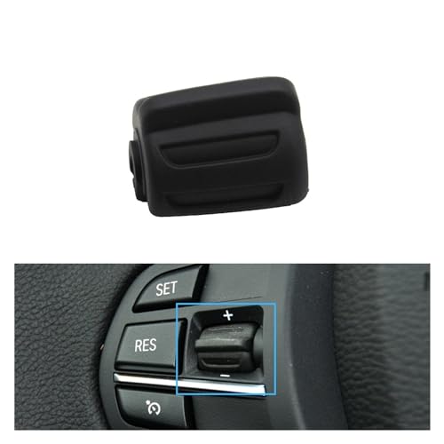 RijPex Auto-Links-Rechts-Lenkrad-Bedienknopf-Tasten, kompatibel mit BMW 1 2 X1 X2 X3 X4 X5 X6 Serie F45 F15 F16 F25 F26 F39 61319273656 (Color : Left 1 PC) von RijPex