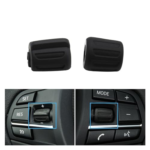 RijPex Auto-Links-Rechts-Lenkrad-Bedienknopf-Tasten, kompatibel mit BMW 1 2 X1 X2 X3 X4 X5 X6 Serie F45 F15 F16 F25 F26 F39 61319273656 (Color : Left and Right) von RijPex