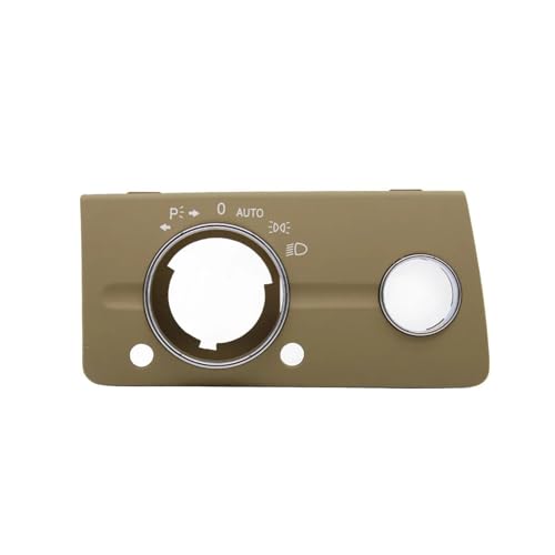 RijPex LHD Auto Innenraum Front Armaturenbrett Scheinwerfer Schalter Abdeckung Kopf Lampe Panel Trim Ersatz Kompatibel mit Mercedes W211 E Klasse 320 350 (Color : W211 Model B Beige) von RijPex