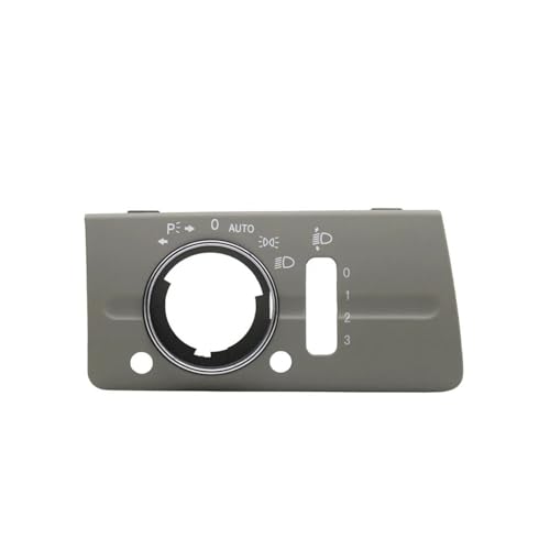 RijPex LHD Auto Innenraum Front Armaturenbrett Scheinwerfer Schalter Abdeckung Kopf Lampe Panel Trim Ersatz Kompatibel mit Mercedes W211 E Klasse 320 350 (Color : W211 Model C Gray) von RijPex