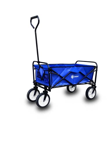 Rijoka Bollerwagen Faltbarer – Handwagen – Blau – Tragegewicht 70kg Rijoka Bollerwagen Faltbarer – Handwagen – Blau – Tragegewicht 70kg von Rijoka