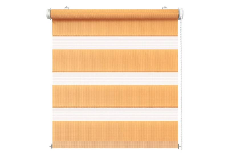 Doppelrollo ARD Standard orange 40-150, Rikmani, Klemm- oder Schraubmontage, Moderne Optik, Klemm- oder Schraubmontage, Sicht- und Sonnenschutz von Rikmani