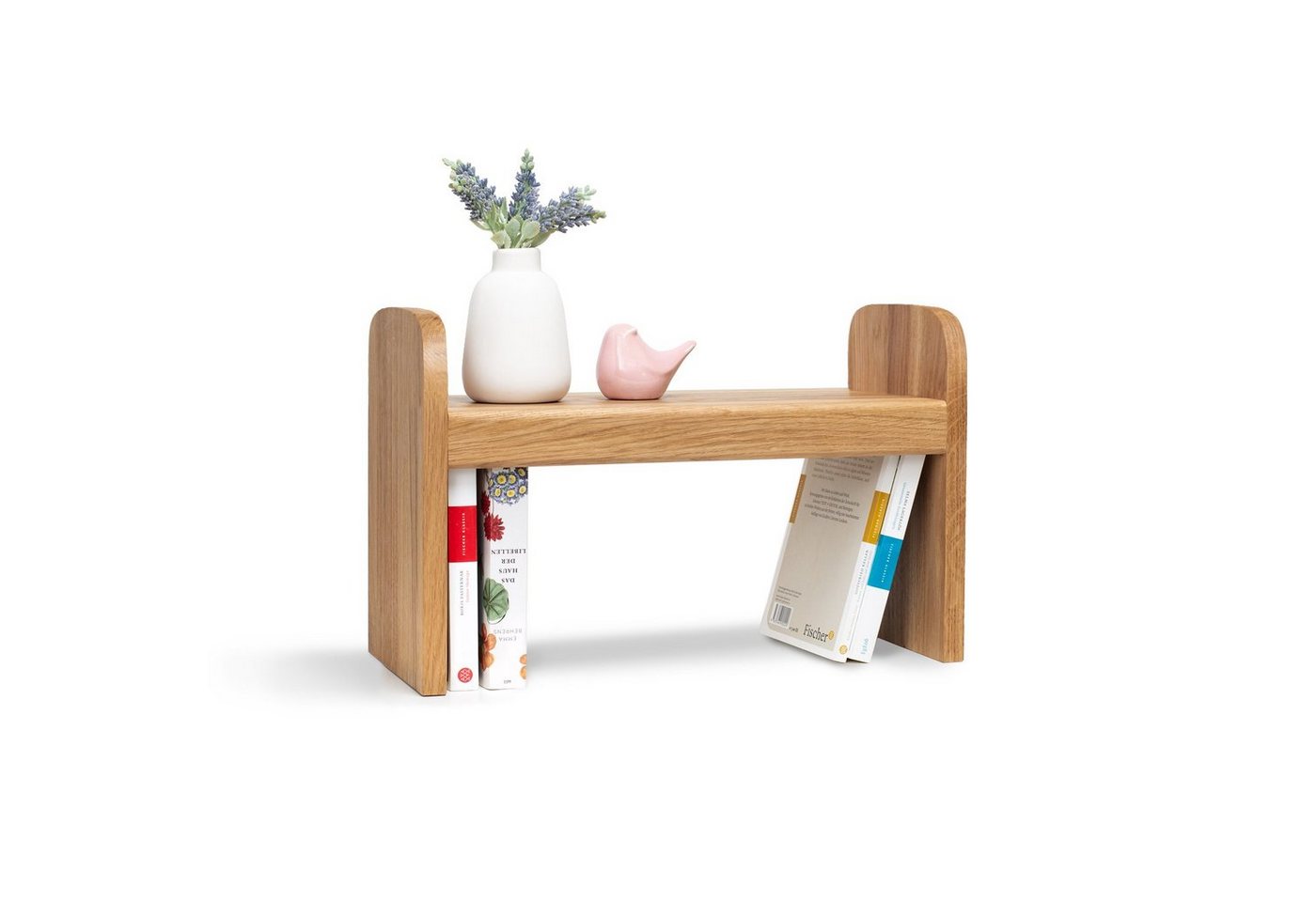 Rikmani Regal-Schreibtisch Standregal Eiche OLI Holzregal Tischregal Rikmani Regal-Schreibtisch Standregal Eiche OLI Holzregal Tischregal von Rikmani