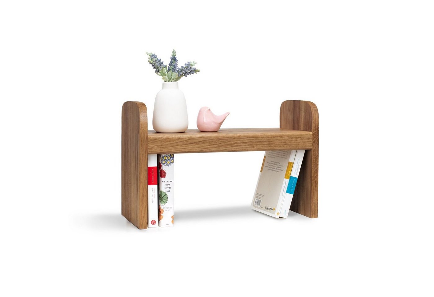 Rikmani Regal-Schreibtisch Standregal Eiche OLI Holzregal Tischregal Rikmani Regal-Schreibtisch Standregal Eiche OLI Holzregal Tischregal von Rikmani