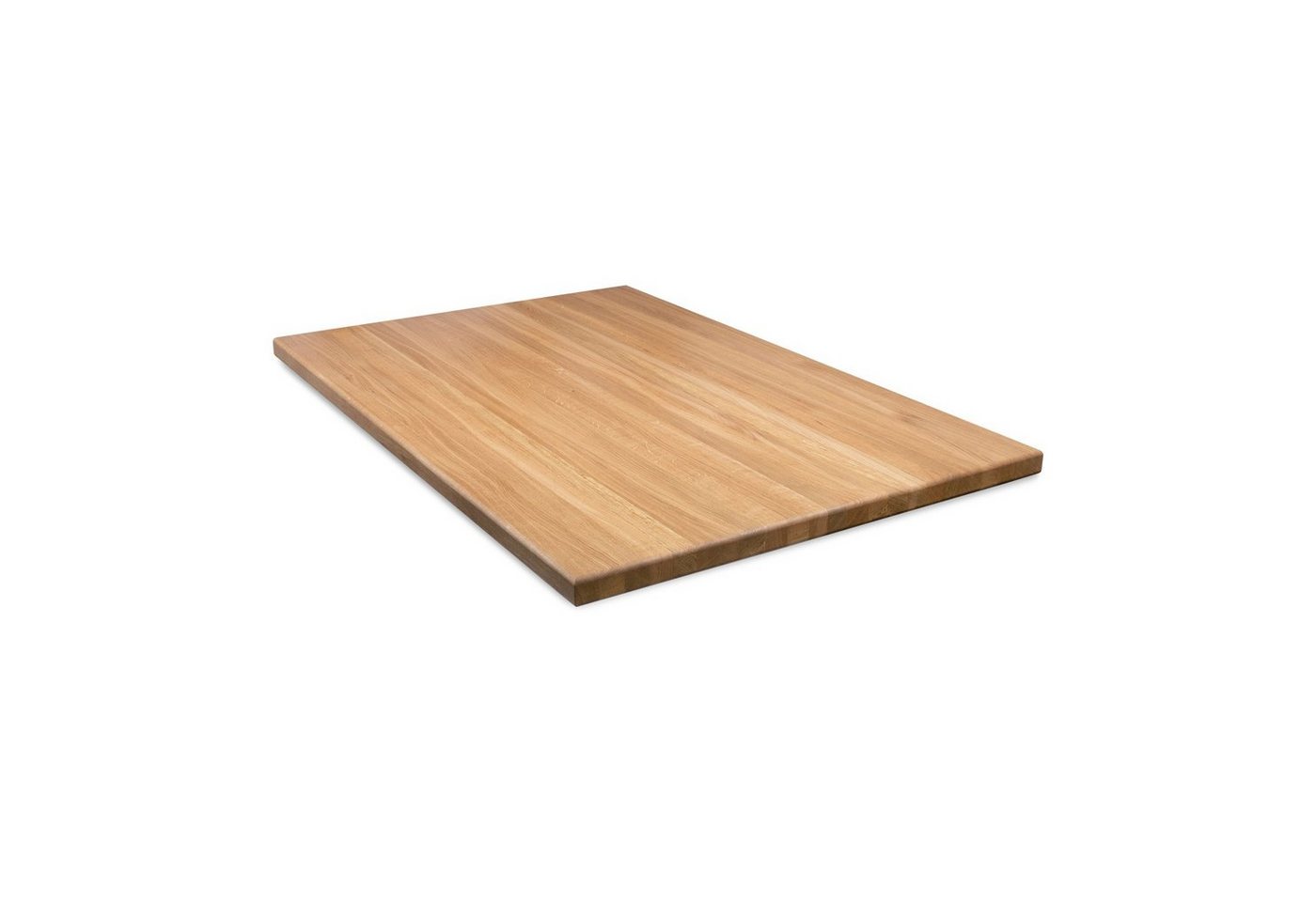 Rikmani Tischplatte Massivholzplatte Eiche Naturholz Esstisch Schreibtisch Arbeitsplatte Küche Eichenplatte Massiv Holzbrett Schreibtischplatte Holzplatte von Rikmani