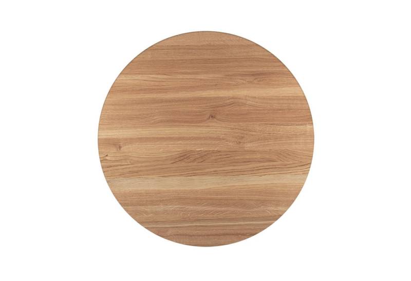 Rikmani Tischplatte Rikmani Massivholzplatte Rund Tischplatte Naturholz Universal Holzplat von Rikmani