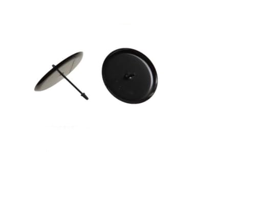 4er Set Kerzenstecker Adventskranz Stecker schwarz 6cm zum Stecken Kerzenhalter von RiloStore