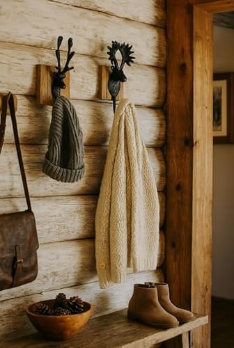 RiloStore 2 STK große Wandhaken Hirsch Elch Metall Holz schwarz braun no598 Landhaus Hirschkopf Elchkopf Deko Garderobenhaken Apreski Wandhaken Alpen Dolomiten Schweden Garderobe RiloStore 2 STK große Wandhaken Hirsch Elch Metall Holz schwarz braun no598 Landhaus Hirschkopf Elchkopf Deko Garderobenhaken Apreski Wandhaken Alpen Dolomiten Schweden Garderobe von RiloStore
