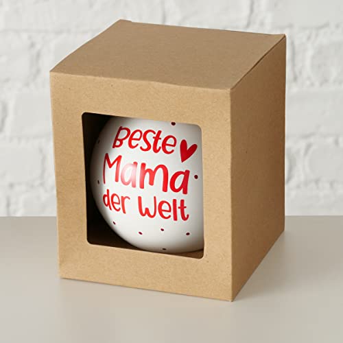 XL Weihnachtskugel nr43 - Beste Mama der Welt - 10cm Glas Weiss Schrift rot Christbaumkugel mit Schleife Weihnachtskugeln Christbaumschmuck Kugel Hänger Glaskugel Mami Mutti Mutter Geschenk… XL Weihnachtskugel nr43 - Beste Mama der Welt - 10cm Glas Weiss Schrift rot Christbaumkugel mit Schleife Weihnachtskugeln Christbaumschmuck Kugel Hänger Glaskugel Mami Mutti Mutter Geschenk… von RiloStore