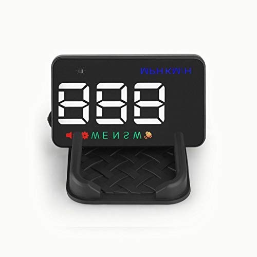 Auto HUD Display, Riloer Universal Auto Head Up Display für Autos Digitaler GPS Tachometer mit Übergeschwindigkeitswarnung Doppelanzeigemodus von Riloer