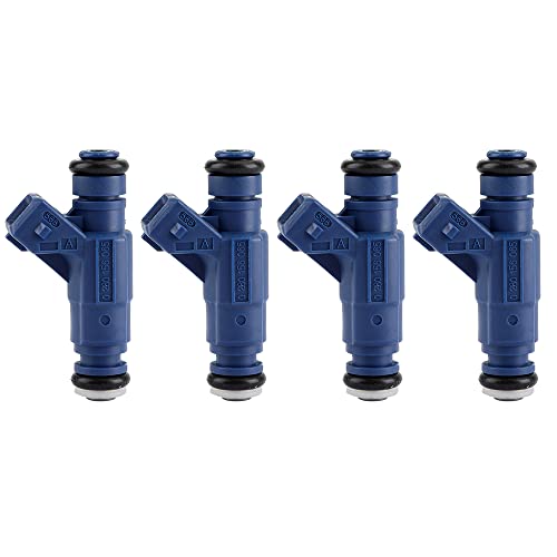 Riloer Ersatz-Motor-Einspritzdüsen, 4 Stück, kompatibel mit AUD1 A4 A6 A-Vant C-Convertible SK0DA V0LKSWAGEN P-ASSAT, 0280156065 06B133551M 0280156109 von Riloer