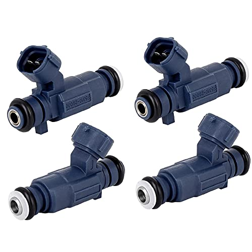 Riloer Ersatz-Motor-Einspritzdüsen, 4 Stück, kompatibel mit H-yundai i20 i30 i30 C-oupe i30 CW und K-ia C-eed R-io 1.4L 2006-2018, 35310-2B000 0280157174 von Riloer