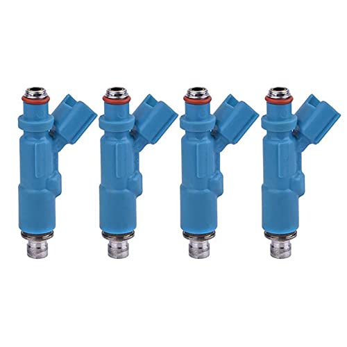 Riloer Ersatz-Motor-Einspritzdüsen, 4 Stück, kompatibel mit T0Y0TA Y-aris V-itz 1.0L 1.3L 1999-2005, 2325029015 2320929015 2325023020 2320923020 von Riloer