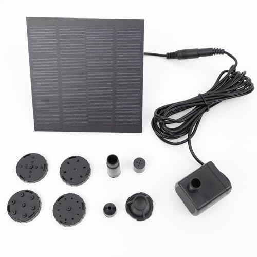 Riloer Teichpumpe Solar Solarpumpe Solarbrunnen 180 l/h solarbetriebene Springbrunnen-Gartenteich-Tauchwasserpumpe Solar springbrunnen für außen Riloer Teichpumpe Solar Solarpumpe Solarbrunnen 180 l/h solarbetriebene Springbrunnen-Gartenteich-Tauchwasserpumpe Solar springbrunnen für außen von Riloer