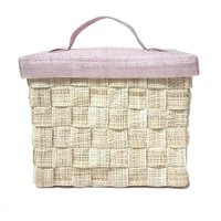 Handgemachte Kleine Tasche Korb Aufbewahrung Aus Hanf & Ramie Stoff von RimKimstudio