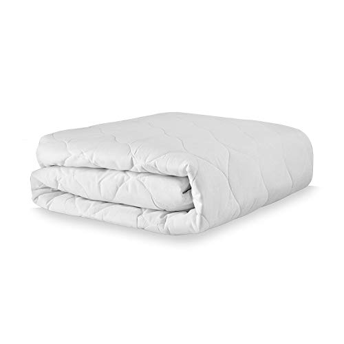 Matratzenschoner für Familienbett | 270 x 200, 240 x 200 cm | Oeko-TEX | Matratzenschutzbezug | Topper | Matratzenauflage | Waschbar | Matratzenüberzug | 100% Baumwolle (270 x 200 cm) von Rima