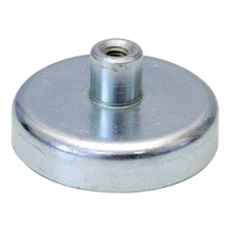 Flachgreifer Magnet mit Gewinde - Magnetfuß, Topfmagnet - div. Größen 10 - 125mm Größe:100.0 mm von Rimag