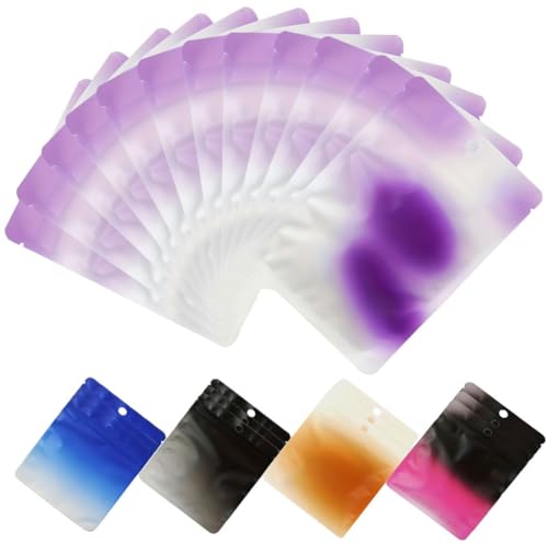 Rimiko 50 Stück Druckverschlussbeutel Zip Folienbeutel Undurchsichtig, Wiederverschließbare Tasche Mylar zur Aufbewahrung von Lebensmittel und für Verpacken (Lila und weiße Farbverläufe, 10,5x15cm) Rimiko 50 Stück Druckverschlussbeutel Zip Folienbeutel Undurchsichtig, Wiederverschließbare Tasche Mylar zur Aufbewahrung von Lebensmittel und für Verpacken (Lila und weiße Farbverläufe, 10,5x15cm) von Rimiko