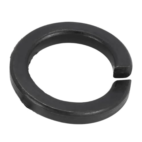 1-100 Stück 304 Edelstahl oder 8.8 Kohlenstoffstahl Federscheiben Elastische Dichtung M1.6-M30(Grade 10.9 Black,M5(50PCS)) von Rimmean