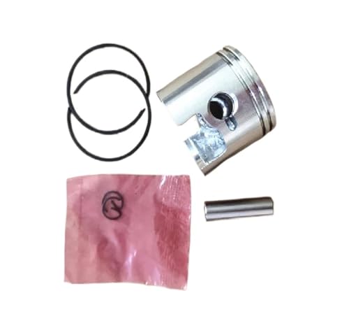 1 Satz G2500 34 mm Kolbenbolzenringsatz passend for Zenoah for Komatsu G250 G2500T 25 cc 25.4 cc 2500 2600 Mini-Kettensäge, oberer Griff for Astsäge(Double Rings) von Rimmean