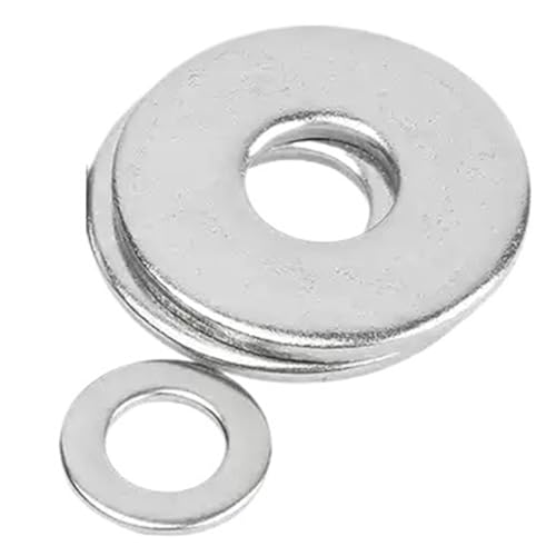 10/20 Stück 304 Edelstahl-Unterlegscheibe M5 M6 Metalldichtung Dicken 0,5-3 mm(M5x9x1.5-20pcs) von Rimmean