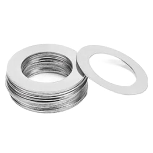 10/20 Stück Edelstahl M9-M30 Flachscheibe Ultradünne Dichtungsdicke 0,1 mm-1 mm(M18x22 20pcs,0.2mm thickness) von Rimmean