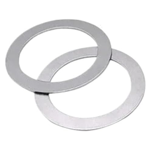 10/50 stücke M7-M14 304 Edelstahl Ultra Dünne Flache Scheibe Ultradünne Shim Plain Dichtung(M7X12X0.5mm(50PCS)) von Rimmean