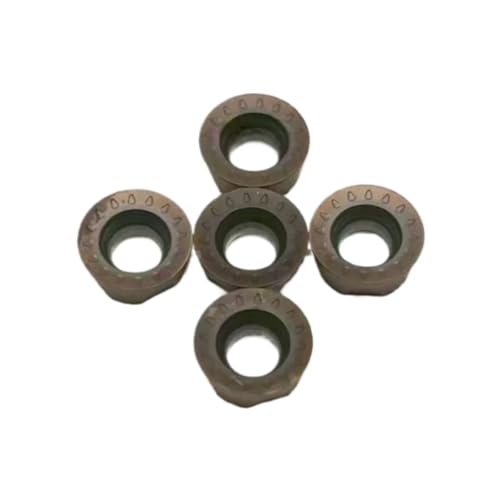 10 STÜCKE Drehmaschine Cutter RPMT10T3MOE VP15TF Interne Runde Hartmetalleinsatz RPMW1003 CNC Metall Fräsen Drehen Werkzeug(RPMT10T3MOE VP15TF) von Rimmean