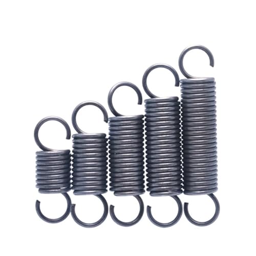 10 Stück Drahtdurchmesser 0,4 mm Offener Haken Zugfeder Rückzugfeder Spiralzugfeder Zugfeder Außendurchmesser 3/4 mm(45mm,4mm-0.4mm) von Rimmean
