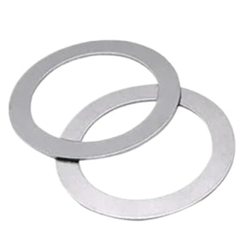 10 Stück M15-M40 304 Edelstahl Ultradünne Unterlegscheibe Ultradünne Shim Plain Dichtung Dicke 0,1-1mm(M25X35X0.2mm) von Rimmean