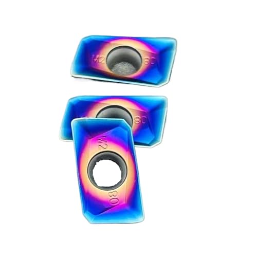 10 stücke Abschrecken Spezielle Klinge APMT1604 M2 H2 Hartmetall Klinge Fräser APMT1604 Schaftfräser Nano Blau CNC Fräser(APMT1604 M2 KT7030) von Rimmean