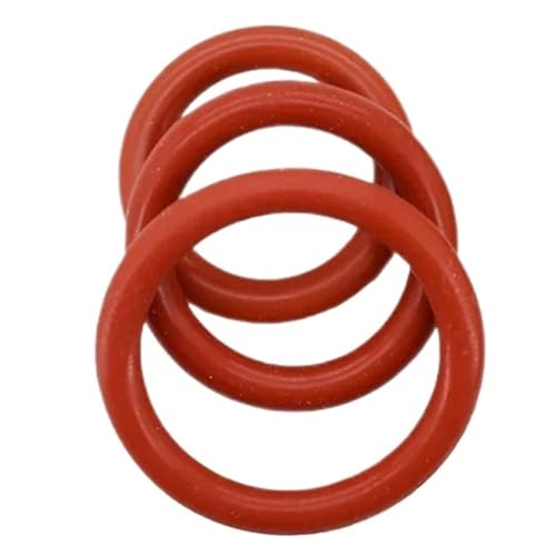 10 stücke CS1-3.1mm Rot Silikon Ring Dichtung Schutt O Ring(OD 30mm CS1mm) von Rimmean
