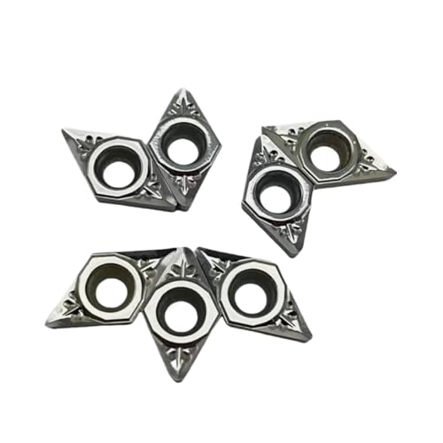 10 stücke DCGT070202 DCGT070204 AK H01 Hartmetall Holz Drehen Werkzeuge Einsatz Schneiden Werkzeug DCGT070208 for Aluminium(DCGT070204 AK H01) von Rimmean